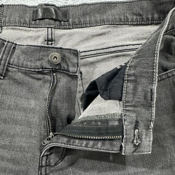 RAIL Stretch Skinny Jeans Men 32 x 32 Gray Ripped Casual - Picture 5 of 13